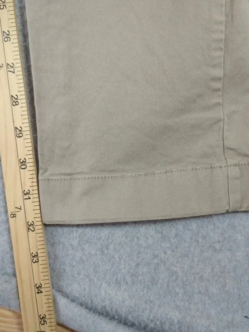 J Crew Driggs Flex Chino Pants Men's 34x34 (Actual 34x32) Beige Stretch
